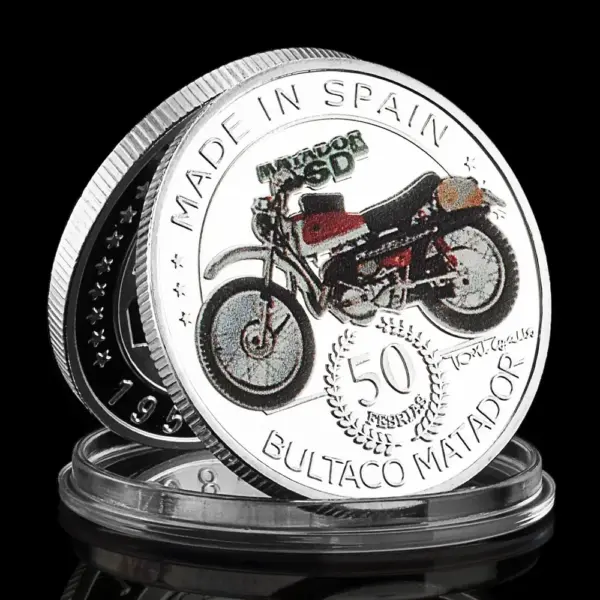 Bultaco Matador Commemorative Silver Coin 1PC - Image 7