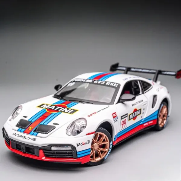 1:32 Metal Diecast Porsche 911 GT3 RSR Model - Image 8