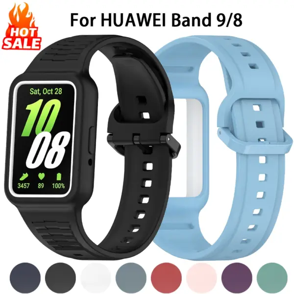 Silicone Strap for Huawei Band 8/9 & Galaxy Fit 3