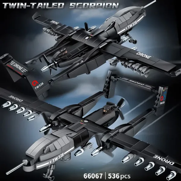 Double Tailed Scorpion Drone Building Blocks