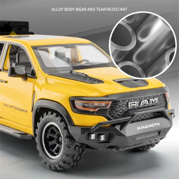 1:32 Alloy Dodge Mammoth 1000 TRX Model Car - Image 2