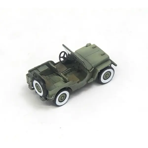 1:72 Chinese Military Jeep Model Collectible - Image 4