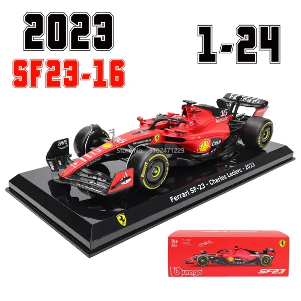 Bburago 1:24 Ferrari F1 Diecast Car Model - Image 11