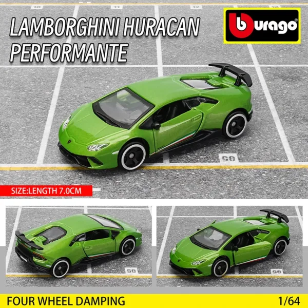 Bburago Lamborghini Huracan Diecast Model Car - Image 13