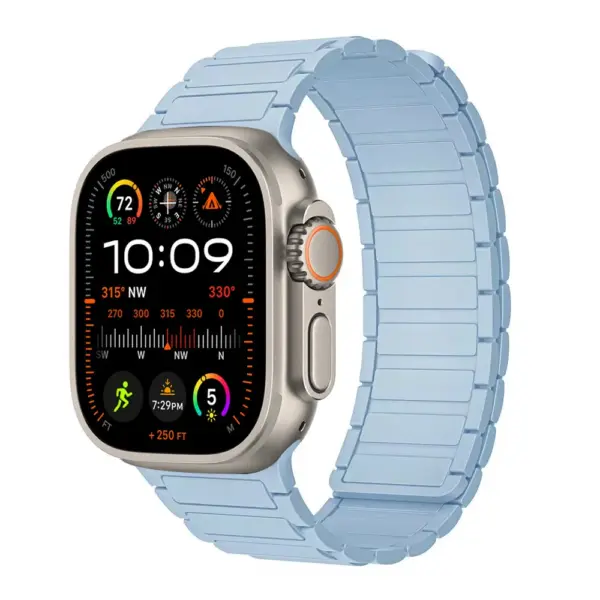 Silicone Magnetic Strap for Apple Watch 49mm 45mm - Image 18