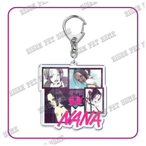 Nana Anime Keychain with Black Stones Pendant - Image 29