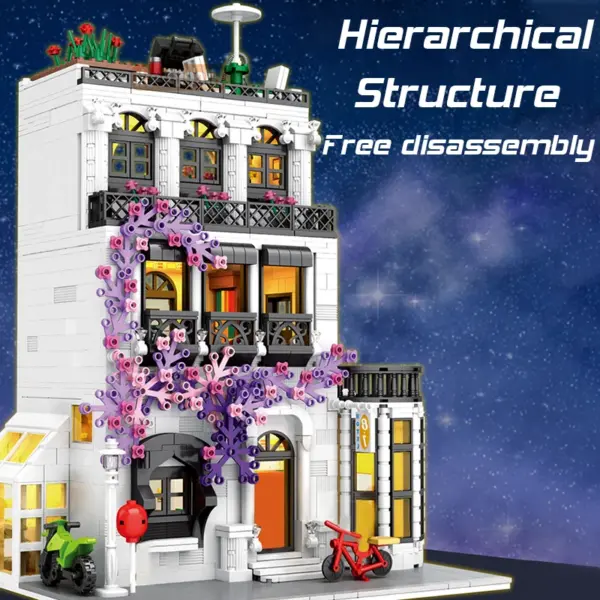 European Style Villa Building Blocks Model - Image 4