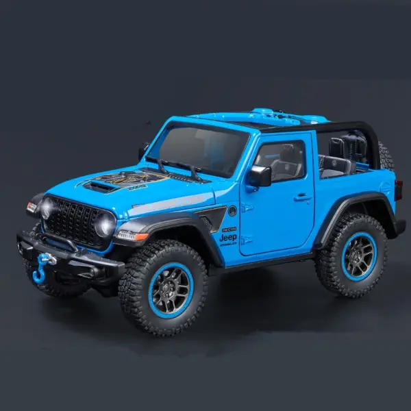 1:18 Jeep Wrangler Rubicon Diecast Model Vehicle - Image 12