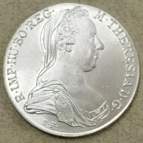 Maria Theresa 1780 Silver Replica Thaler Coin