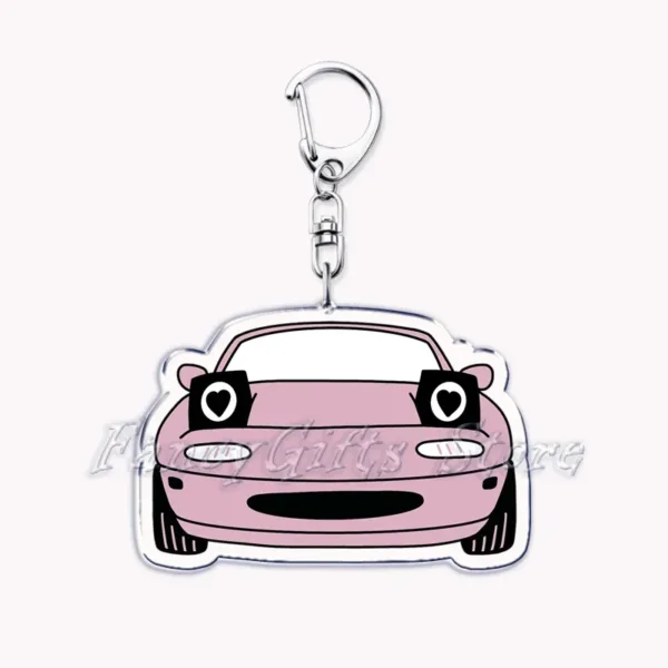 Classic Japanese Racing Cars Keychain Pendant - Image 18