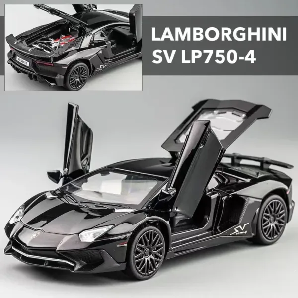 1:32 Lamborghini SV LP750-4 Diecast Model Car - Image 8