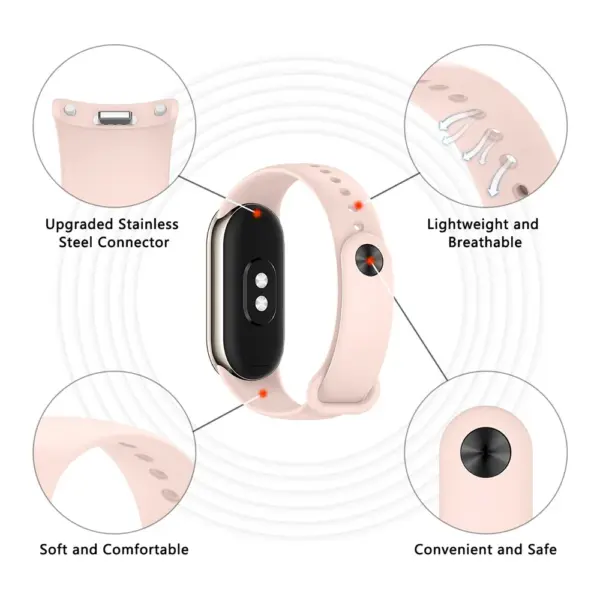 Silicone Strap for Xiaomi Mi Band 8/9 - Image 3