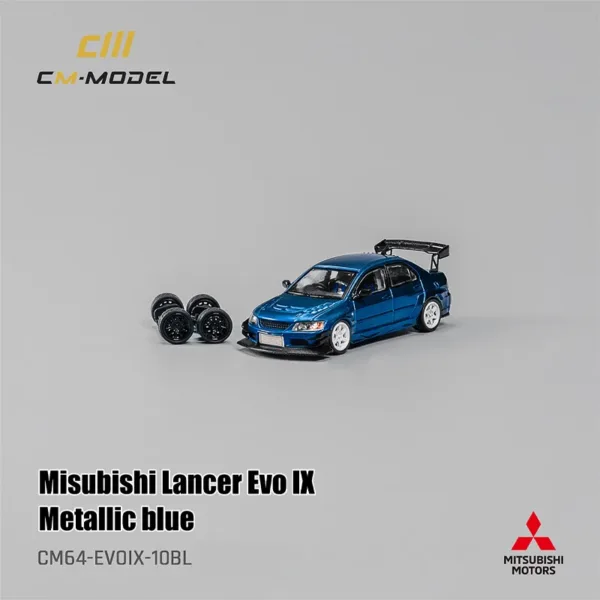 Mitsubishi Lancer Evolution IX Diecast Model 1:64 - Image 6