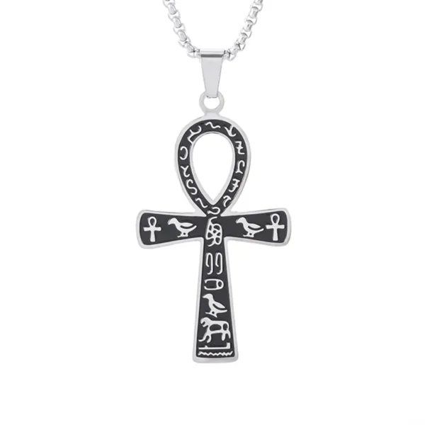 Eye of Horus Cross Pendant Necklace - Image 37