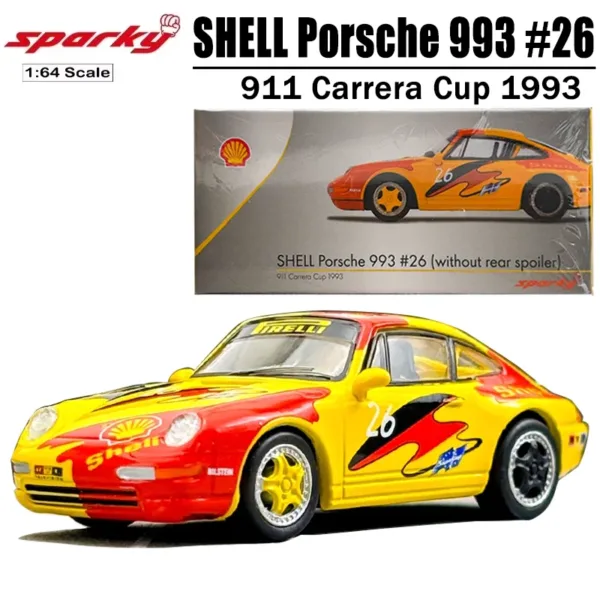 1/64 Scale Diecast Porsche 993 #26 Model Car