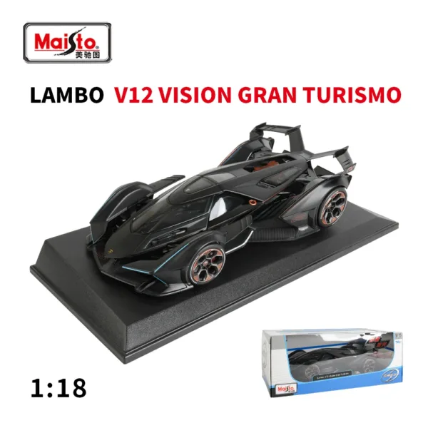 Maisto 1:18 Lambo V12 Gran Turismo Model Car - Image 7