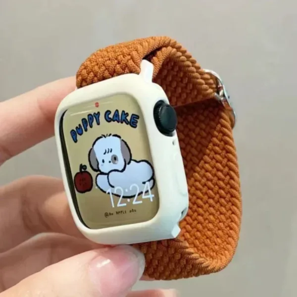 Korean Cute Nylon Strap for Apple Watch 38-49mm - Image 17