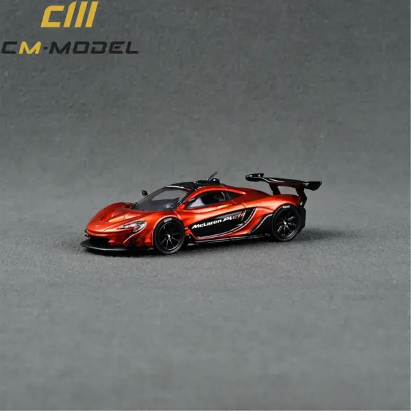 1:64 Scale P1 GTR Blue/Orange Model Car - Image 12