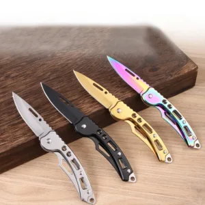 Stainless Steel Folding Keychain Knife