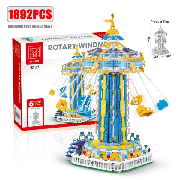 1892Pcs Amusement Park Building Blocks Set