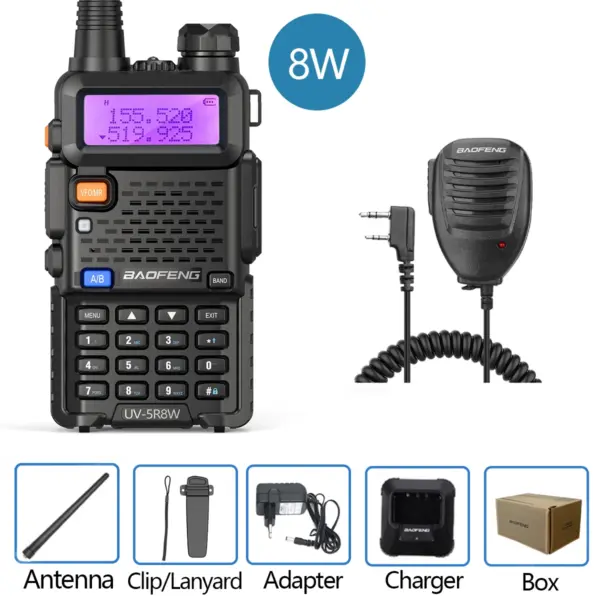 Baofeng UV-5R Dual Band Walkie Talkie 8W - Image 8