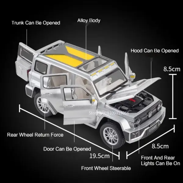 1/24 Scale Off-road Alloy Tank 300 Model - Image 3