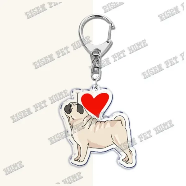 Cute PUG Keychain Pendant for All Occasions - Image 10