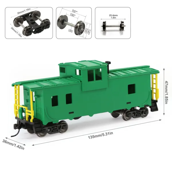 HO Scale Wide Vision Caboose Model C8763 - Image 4