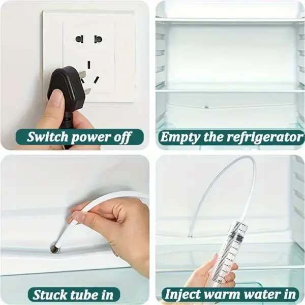 Refrigerator Drain Hole Cleaning Tool Set - Image 4