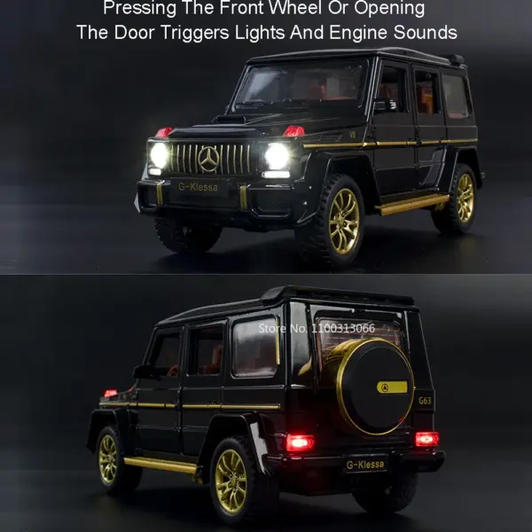 1/32 G63 Diecast SUV Model with Lights and Sound - Image 4