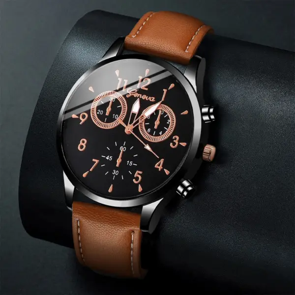 4PCS Fashion Quartz Watch and Bracelet Set - Image 6