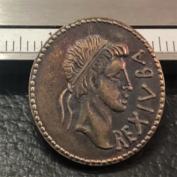 Mauretania Denarius Replica Coin 25BC-23AD