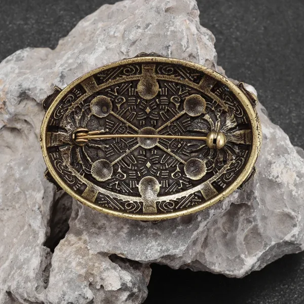 Norse Shield Brooch for Men and Women - Image 5