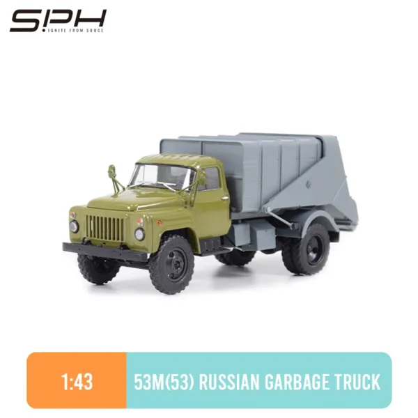 Russian M53 Die-cast Model Garbage Truck 1:43