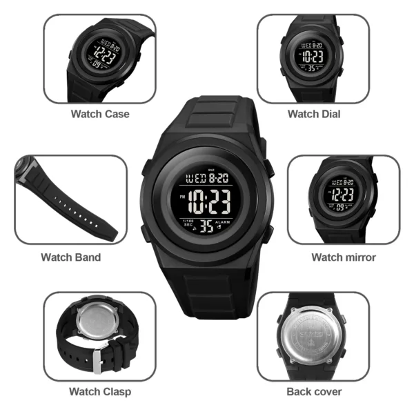 Digital Sport Watch for Men with Back Light - Image 5