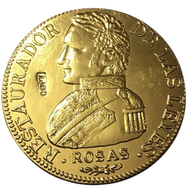 1842-R La Rioja 8 Escudos Gold Replica Coin