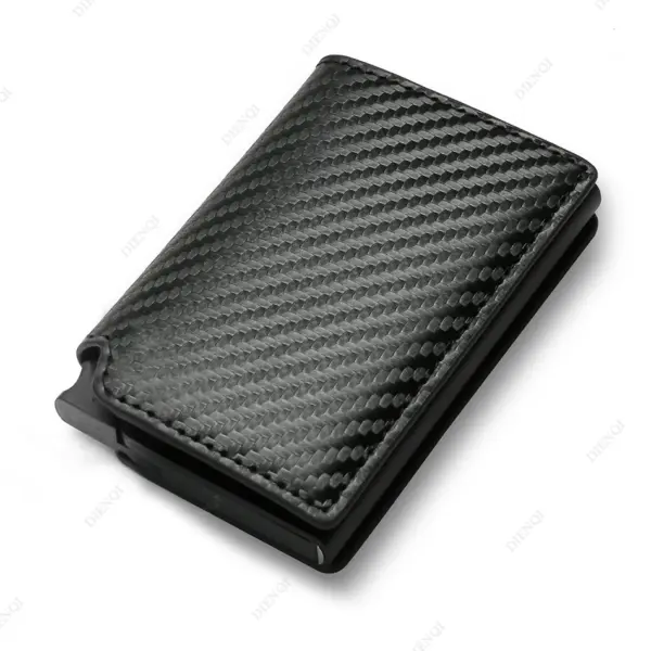 RFID Carbon Fiber Slim Wallet for Men