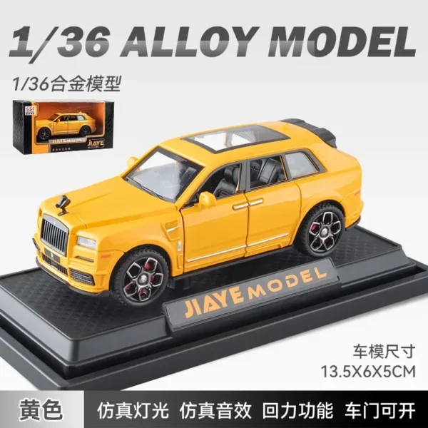 Rolls Royce Cullinan Diecast Model Car - Image 10