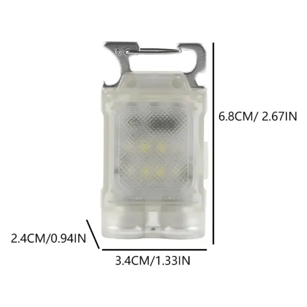 Compact Keychain LED Light with Magnet - Image 6