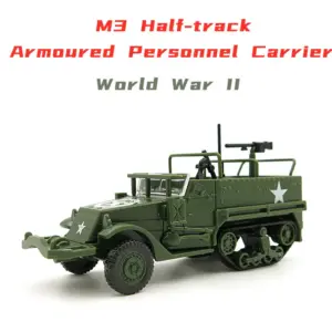 1/72 M3 Half-track Military Vehicle Model Kit