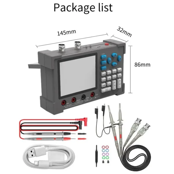 3 in 1 Digital Oscilloscope Multimeter Generator - Image 6