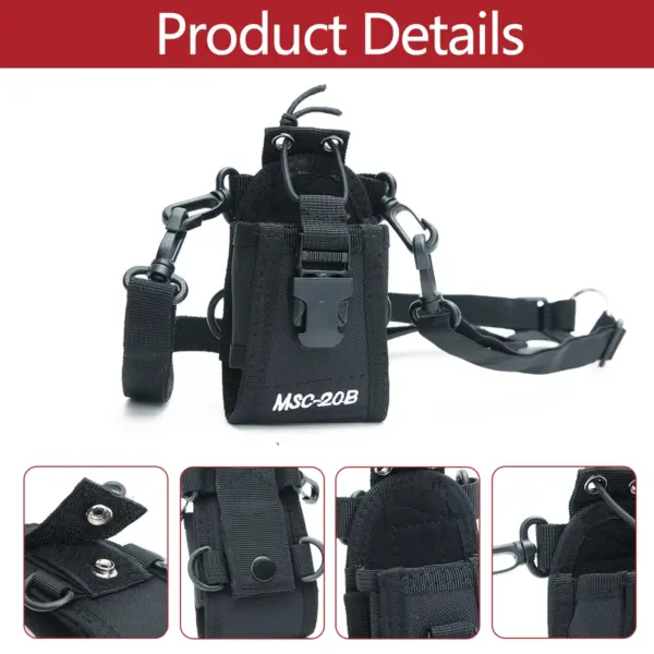 Tactical Molle Pouch for Baofeng Walkie Talkies - Image 4