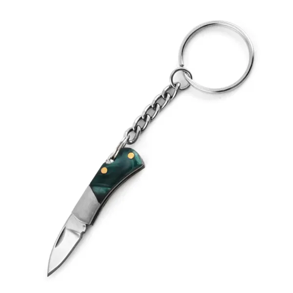 Mini Folding Knife Keychain with Sharp Blade - Image 13