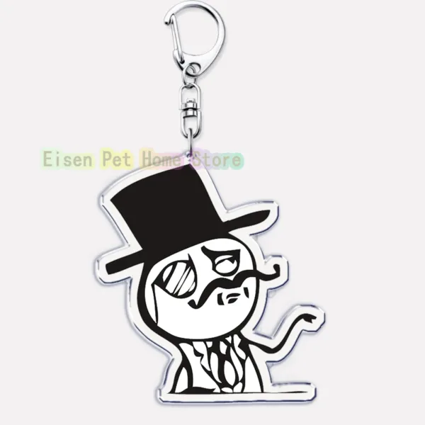 TrollFace Keychain for Bags and Accessories - Image 19