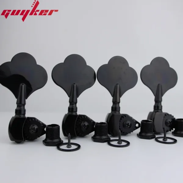 Bass Guitar Tuning Keys Black 1:20 Gear Ratio - Image 4