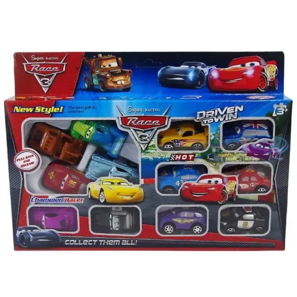 12pcs Disney Cars Diecast Toy Car Set - Image 4