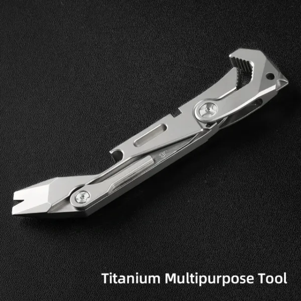 Titanium Alloy Crowbar EDC Multifunction Tool - Image 8