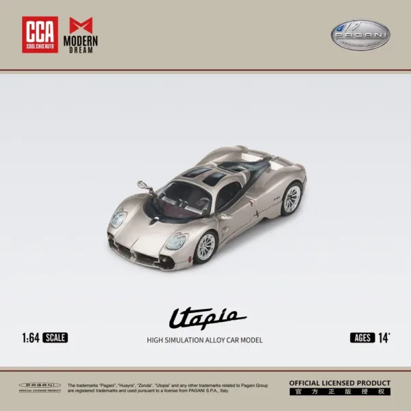 Pagani Utopia 1/64 Diecast Model Car - Image 7