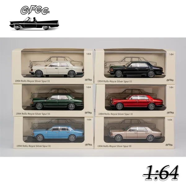 GFCC 1:64 Scale Silver Spur III Model Car - Image 6