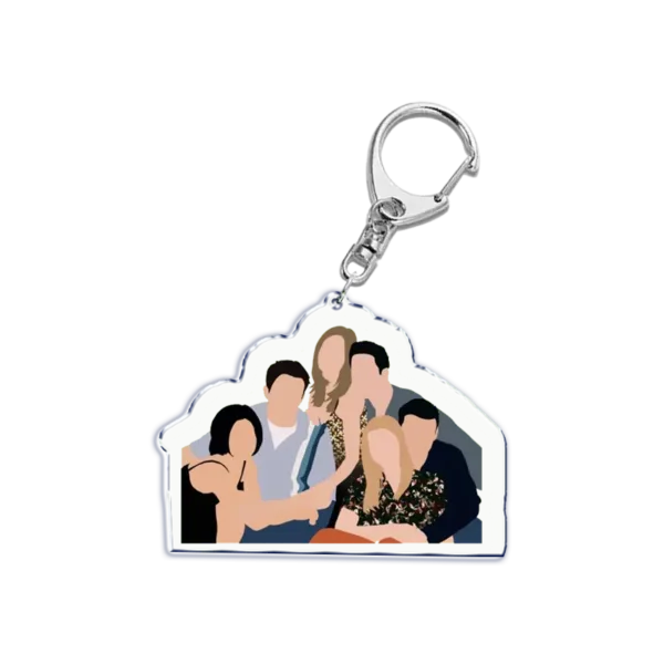 Classic Friends Keychain for All Fans - Image 6